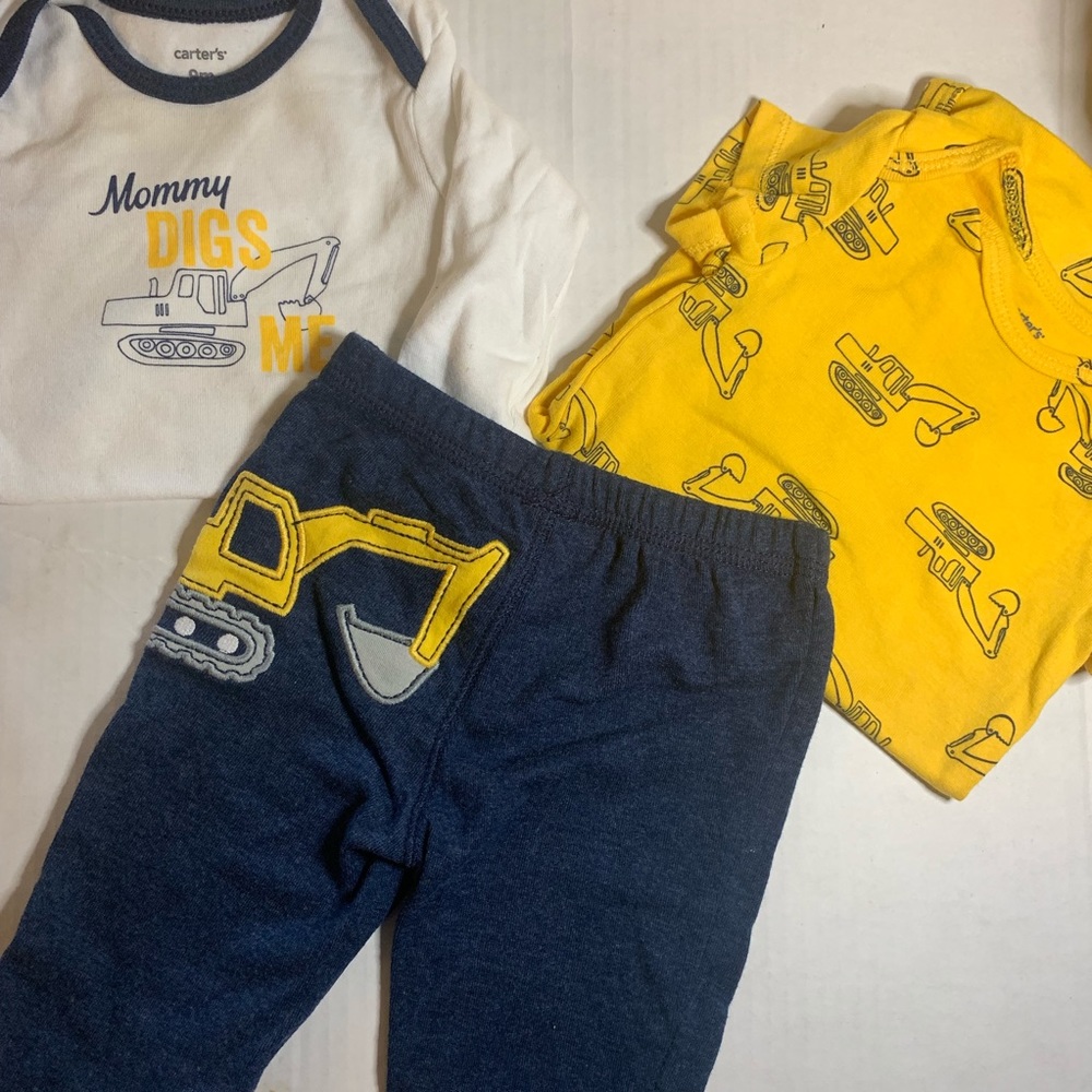9month 3 piece truck boy